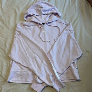 Pink Cropped Adidas Hoodie